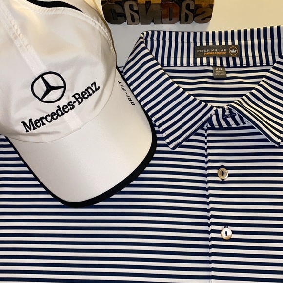 ⛳️👑PETER MILLAR Summer Comfort Performance Jersey Polo - Picture 1 of 12